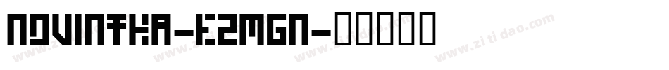 Novintha-eZMgn字体转换
