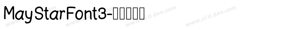 MayStarFont3字体转换