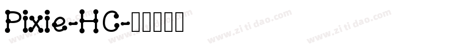 Pixie-HC字体转换