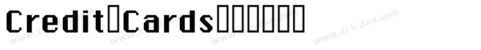 Credit-Cards字体转换
