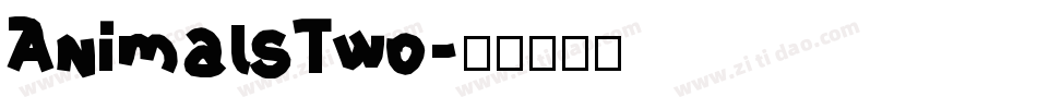 AnimalsTwo字体转换