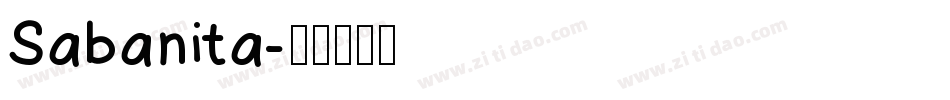 Sabanita字体转换