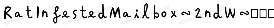RatInfestedMailbox-2ndW字体转换
