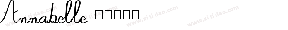 Annabelle字体转换