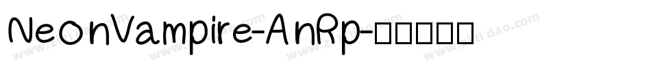 NeonVampire-AnRp字体转换