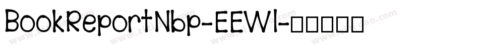 BookReportNbp-EEWl字体转换