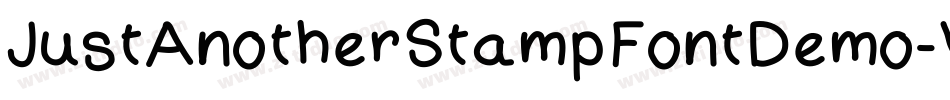 JustAnotherStampFontDemo-VWvy字体转换 JustAnotherStampFontDemo-VWvy字体转换