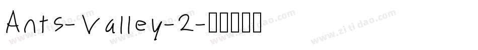 Ants-Valley-2字体转换