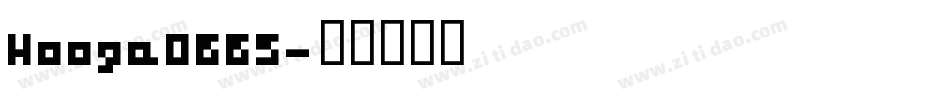 Hooge0665字体转换