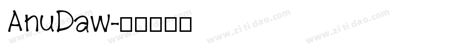 AnuDaw字体转换