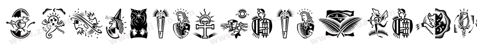 DFHeiGBW7-GBpc-EUC-H字体转换
