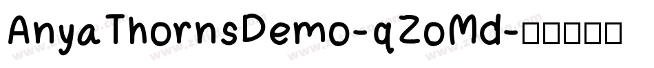 AnyaThornsDemo-qZoMd字体转换