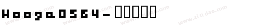 Hooge0564字体转换