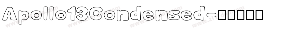 Apollo13Condensed字体转换