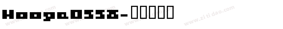 Hooge0558字体转换