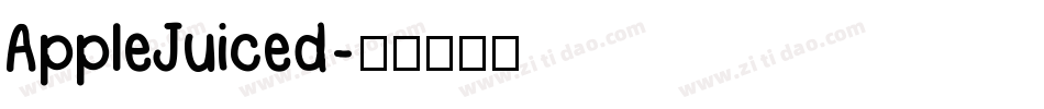AppleJuiced字体转换
