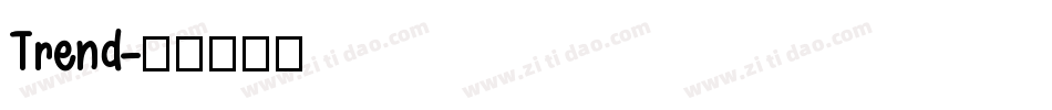 Trend字体转换