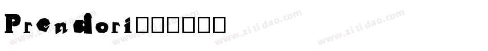 Prendori字体转换