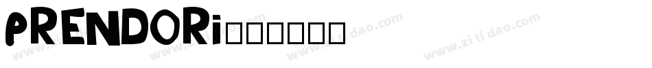 Prendori字体转换