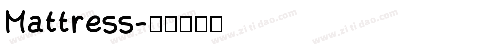 Mattress字体转换