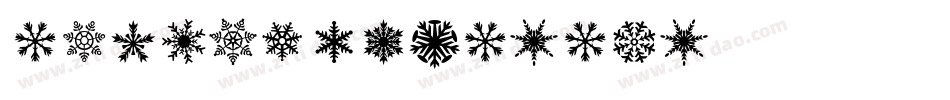 Snowflakes-St字体转换
