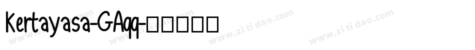 Kertayasa-GAqq字体转换