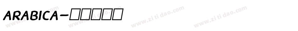 Arabica字体转换