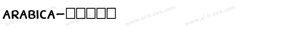 Arabica字体转换