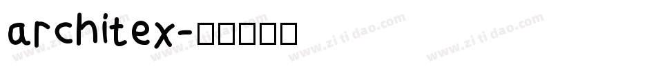 architex字体转换