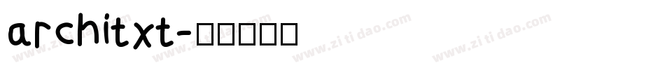 architxt字体转换