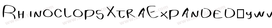 RhinoclopsXtraExpanded-ywwp2字体转换