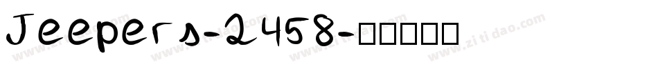 Jeepers-2458字体转换