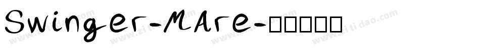 Swinger-MAre字体转换