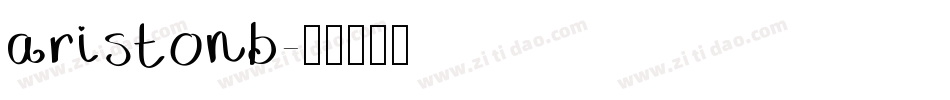 aristonb字体转换
