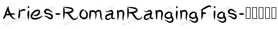 Aries-RomanRangingFigs字体转换