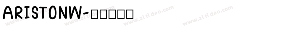 ARISTONW字体转换