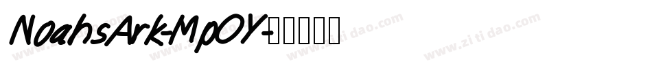 NoahsArk-MpOY字体转换