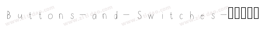Buttons-and-Switches字体转换