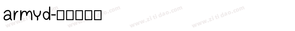 armyd字体转换