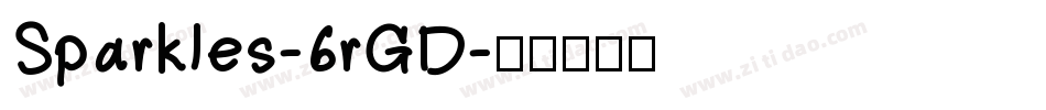 Sparkles-6rGD字体转换