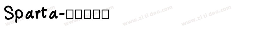 Sparta字体转换
