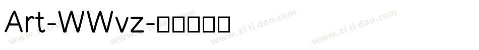 Art-WWvz字体转换