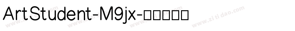 ArtStudent-M9jx字体转换