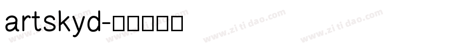 artskyd字体转换