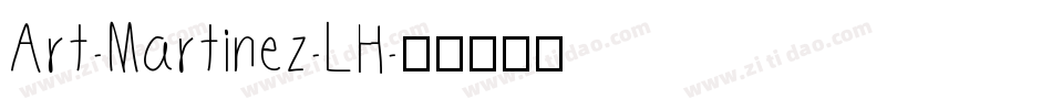 Art-Martinez-LH字体转换