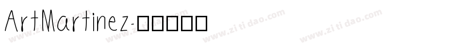 ArtMartinez字体转换
