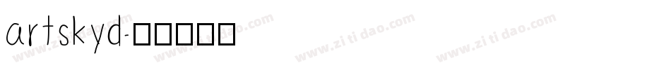 artskyd字体转换