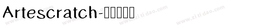 Artescratch字体转换
