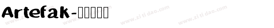 Artefak字体转换
