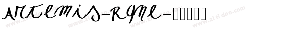 Artemis-R9nl字体转换